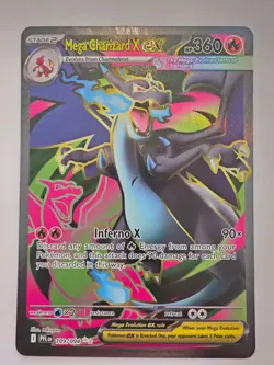 Mega Charizard x EX 109/094 Phantasmal Flames Holo Pokemon - Image 1