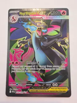 Mega Charizard x EX 109/094 Phantasmal Flames Holo Pokemon - Image 2