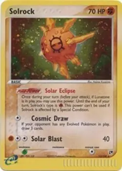 Solrock (#13/100) - Reverse Holofoil EX - Sandstorm LP Pokemon - Image 1