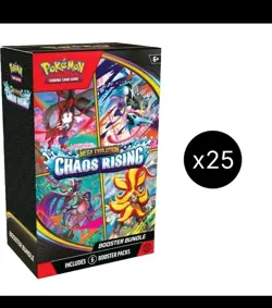 🔥🔥Pokemon TCG - Chaos Rising - Booster Bundle (x25) CASE SEALED NEW 🔥🔥 - Image 1