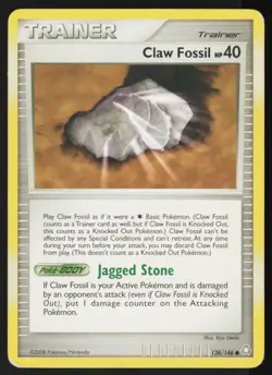 Claw Fossil 138/146 Common Legends Awakened Pokemon Damaged - Image 1