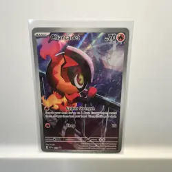Pokemon TCG Phantasmal Flames Charcadet 022/198 SV Full Art Holo English (NM) - Image 2