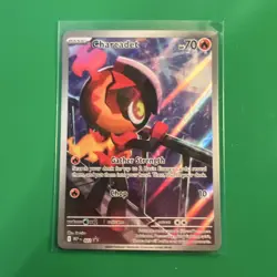 Pokemon TCG Phantasmal Flames Charcadet 022/198 SV Full Art Holo English (NM) - Image 5