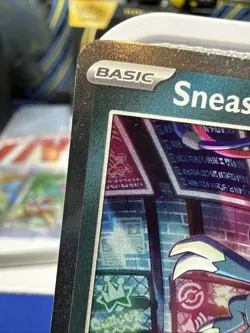 Sneasel 020 Cosmos Holo Black Star Promo, Phantasmal Flames, Pokemon TCG, NM - Image 2
