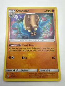 Omastar - 76/181 Team Up - Holo Rare - NM - Pokemon - Image 1