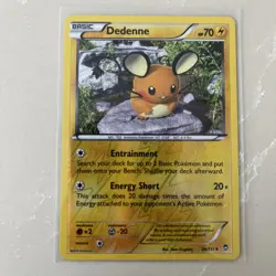 REVERSE HOLO DEDENNE UNCOMMON 34/111 HP POKEMON - Image 1