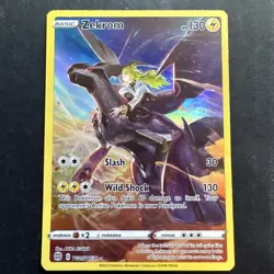 Pokemon Company Zekrom TG05/TG30 Brilliant Stars TG Holo Full Art Ultra Rare Eng - Image 1