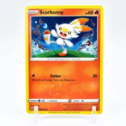 Scorbunny - 030/202 Cosmos Holo Promo Pokemon - NM/MINT - Image 1