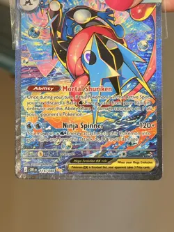Mega Greninja EX 116/086 CR1 Secret Rare Full Art Holo English HP 350 - Image 2
