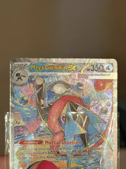 Mega Greninja EX 116/086 CR1 Secret Rare Full Art Holo English HP 350 - Image 3