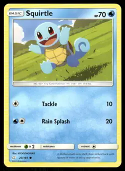 POKEMON SQUIRTLE TEAM UP 23/181 C NM/M - Image 1