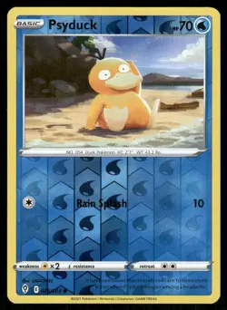 Pokemon Psyduck Evolving Skies 024/203 Reverse Holo C NM/M - Image 1