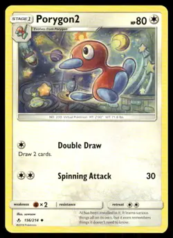 Pokemon Porygon2 Unbroken Bonds 156/214 UC NM/M sowsow - Image 1