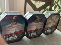 Pokemon TCG Triple Whammy Tins. Tyranitar, Darkrai, & Slaking Tins, New, Sealed - Image 2