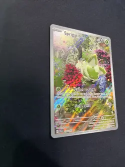 Sprigatito Holo Illustration Rare SV02: Paldea Evolved 196/193 - Near Mint NM - Image 3