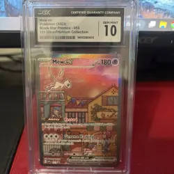 Pokemon TCG 151 Mew EX UPC Promo SCG 10 PSA CGC! - Image 1