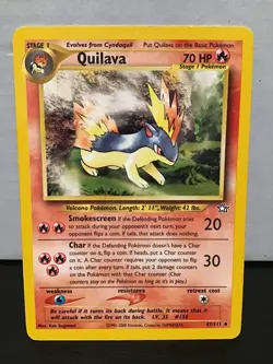 Quilava 47/111 Uncommon Pokemon Neo Genesis Unlimited - Image 1