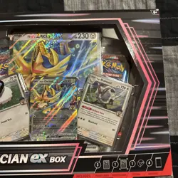 Pokemon TCG Hop's Zacian ex Box New Sealed! Scarlet & Violet Destined Rivals - Image 3