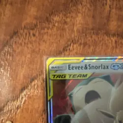 The Pokemon Company Eevee & Snorlax GX 120/181 TAG TEAM Holo 270 HP ENG - Image 3