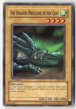 Yugioh - The Dragon dwelling in the Cave LOD-037 1st Edition - Legacy of Darknes - Image 1