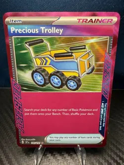 Precious Trolley ACE SPEC Rare SV08 Surging Sparks 185/191 NM Pokemon TCG - Image 1