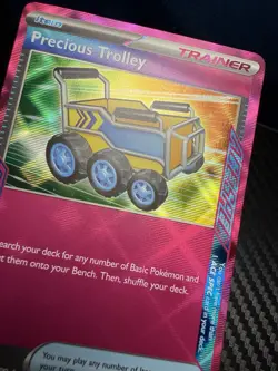 Precious Trolley ACE SPEC Rare SV08 Surging Sparks 185/191 NM Pokemon TCG - Image 3