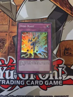 YUGIOH HERO BLAST RYMP-EN032 SUPER UNLIMITED ED LP - Image 1