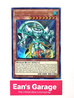YuGiOh Raiza The Mega Monarch 1st Edition GFP2-EN106 Ultra rare foil - MN - Image 1