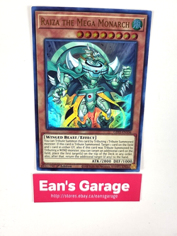 YuGiOh Raiza The Mega Monarch 1st Edition GFP2-EN106 Ultra rare foil - MN - Image 4