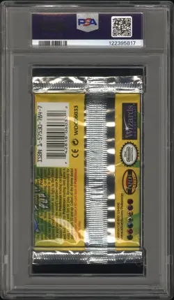 1999 Pokemon Base Set Unlimited Venusaur Art Sealed Booster Pack NM-MT PSA 8 - Image 2
