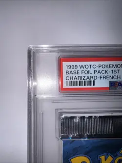 RARE Booster Pokemon Set De Base Edition 1 Dracaufeu Pca PSA 10 FR NEUF - Image 4