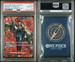 One Piece Monkey D. Dragon Psa 10 SP OP07-015 SR - Image 3