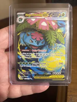 Pokemon Mega Evolution Mega Venusaur ex Full Art #155 Near Mint-English - Image 1