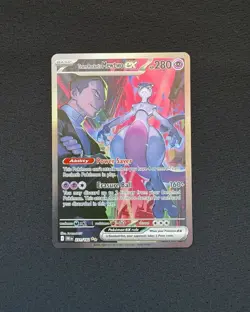 Pokemon Team Rocket's Mewtwo EX Destined Rivals SIR 231/182 MINT (GRADER) - Image 4
