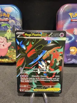 Pokemon TCG Mega Floette EX 101/086 Chaos Rising Ultra Rare Full Art Holo NM! - Image 1