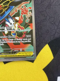 Mega Floette ex 101/086 Me04: Pokemon TCG Chaos Rising Full Art Secret Rare Mint - Image 4