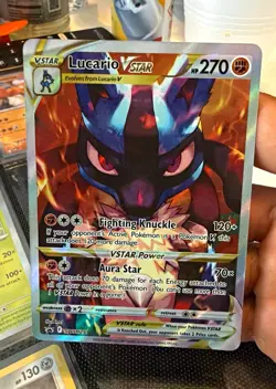 Lucario VSTAR SWSH291 SWSH Promo Cards 270 HP Holo English Pokemon Card - Image 1