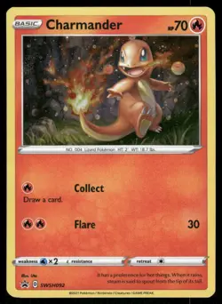 Pokemon Cards Charmander SWSH092 Sword & Shield Promo Holo Promo NM *2 - Image 1