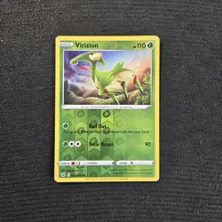 Pokemon TCG Fusion Strike Virizion Reverse Holo Card 15/264 - Image 1