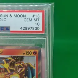 PSA 10 Charizard Pokemon TCG Card SM9 013/095 R Tag Bolt GEM Mint Japanese Holo - Image 4