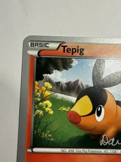 LP Tepig 15/114 2011 World Championships David Cohen Black White Pokemon card #1 - Image 2