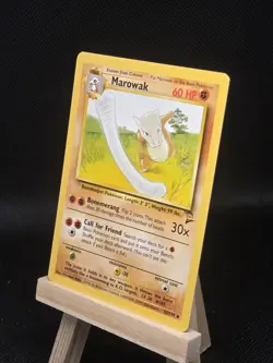 🔥 MAROWAK NON HOLO FOIL - POKEMON TCG 1999 2 SET VINTAGE CARD # 52/130 - Image 3