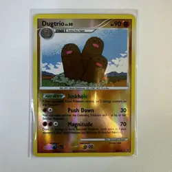 Dugtrio 24/127 Platinum Reverse Holo Rare Pokemon Card - Image 1