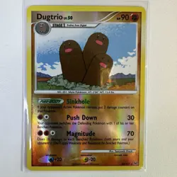 Dugtrio 24/127 Platinum Reverse Holo Rare Pokemon Card - Image 2