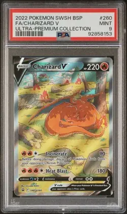 Charizard V SWSH260 SWSH: Sword & Shield Promo Cards Holo PSA 9 - Image 1
