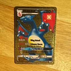 Pokemon TCG 3-Card Holo Lot Tag Team: Charizard GX, Pikachu V, - Image 1