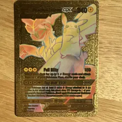 Pokemon TCG 3-Card Holo Lot Tag Team: Charizard GX, Pikachu V, - Image 3