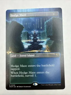 Hedge Maze (Borderless) Murders at Karlov Manor Regular NM - Image 1