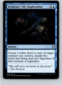 Magic the Gathering Irenicus's Vile Duplication Commander Battle Baldur's Gate - Image 1