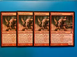 MTG 4x Pyrewild Shaman # 36 Dragon's Maze Modern Magic the Gathering x4 NM - Image 1